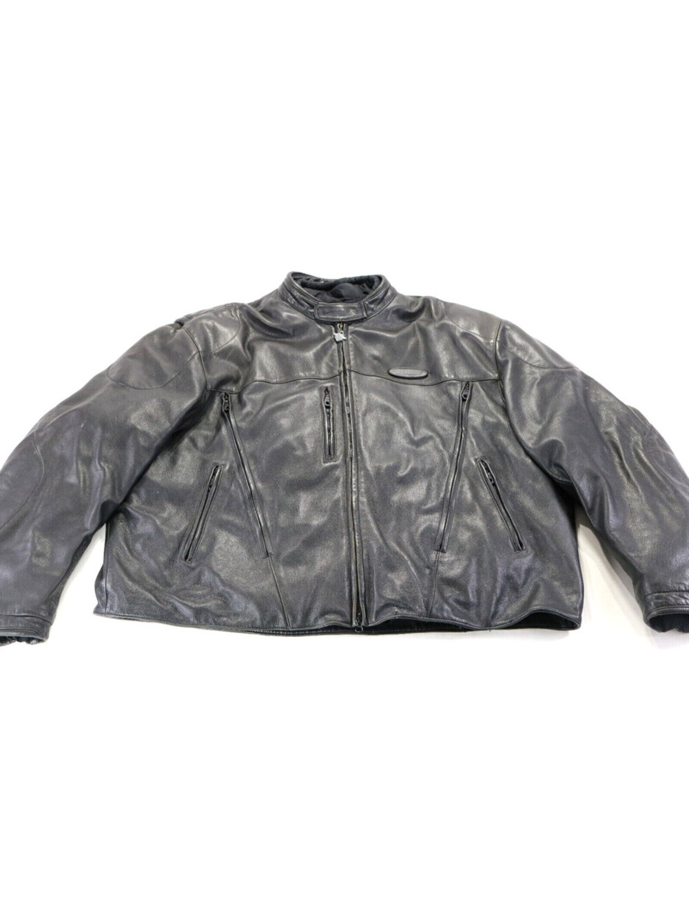 harley davidson jacket 5XL black leather liner armor vents FXRG 98508-99VM zip